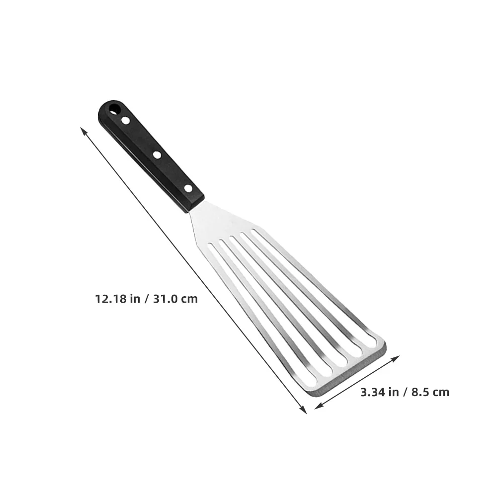 

Heavy Duty Stainless Steel Fish Turner Spatula Cooking Tool Bbq Kitchen Accessory for Steak Frying and Multipurpose Cooking