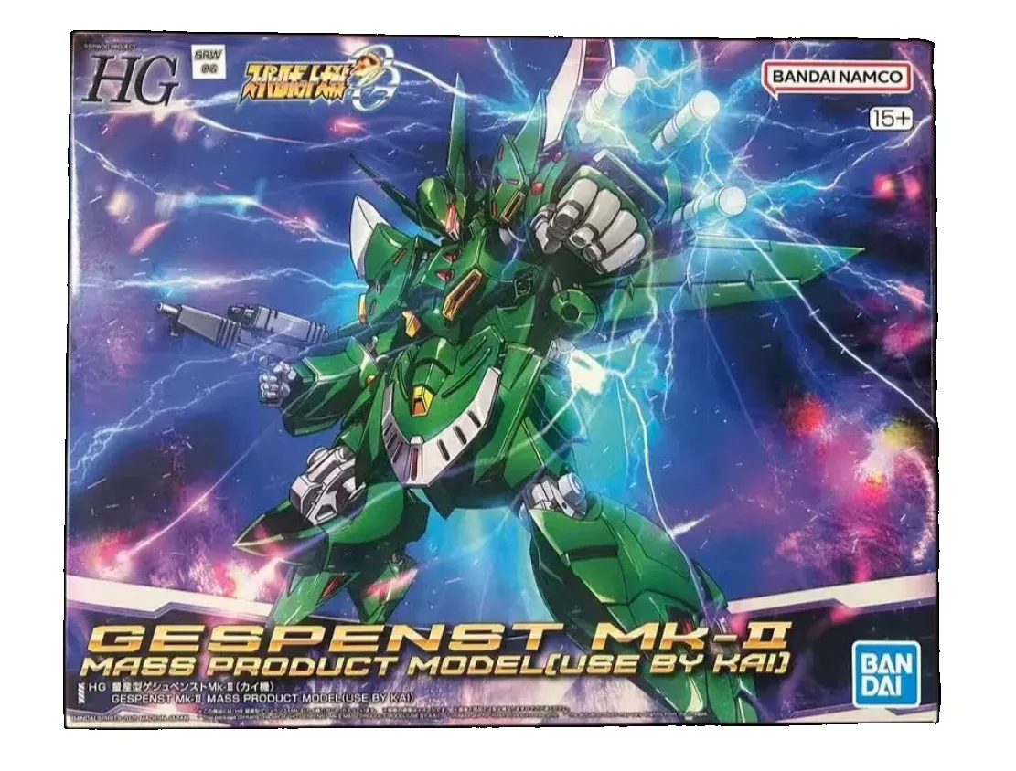 Коллекционная сборная модель BANDAI SPIRITS HG Gespenst Mk-II Kai из аниме Super Robot Wars OG, фигурка-кукла, подарок