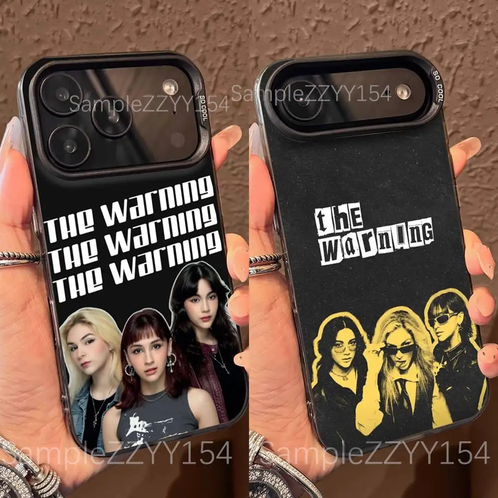 

The W-WarningS Band Phone Case For iPhone 17,16,15,14,13,12,X,8,Pro,Max,Plus,E,SE4,Air,Mini Black IMD Matte