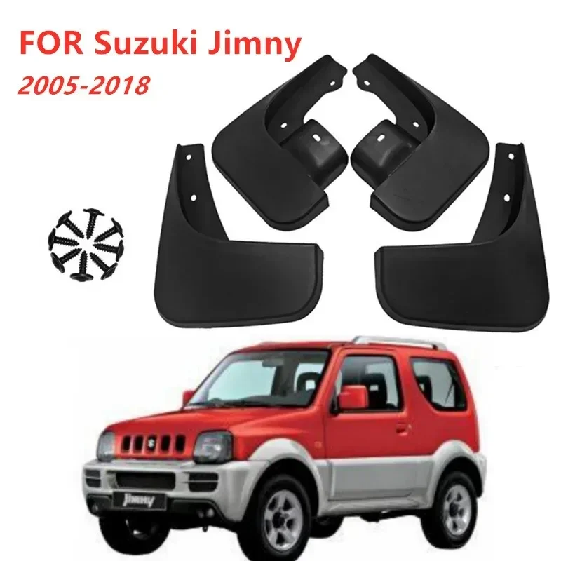 

4pcs Car Mudflaps for Suzuki Jimny 2005-2018 Mudguards Mud Flap Guard Splash Guards 2006 2007 2008 2009 2010 2011 2012 2013 2014