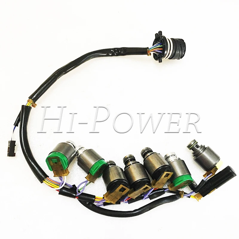 5HP19 5HP-19 Transmission Clutch Solenoids Kit / Wire Harness zf5HP19 for BMW Audi Prosche Refurbished zf5HP-19