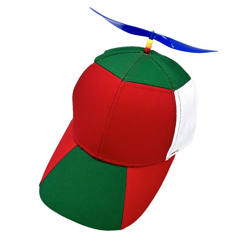 Bambus Libelle Regenbogen Sonne Kappe Lustige Abenteuer Papa Hut Snapback Hut Hubschrauber Propeller Design für Kinder Jungen Mädchen Erwachsene