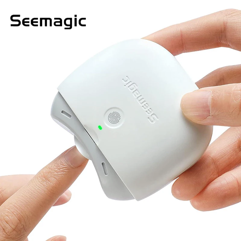 Seemagic Electric Automatic Nail Clipper Pro Infrared Protection Upgrade Cutter Head with LED Light, Safe Nail Trimmer