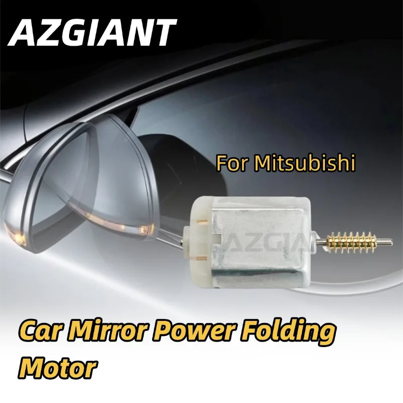 AZGIANT Folding Mirror Motor  Side Mirror 12V Auto Door View Repair Power Fold Actuator for 2002-2007 Mitsubishi Lancer MK7