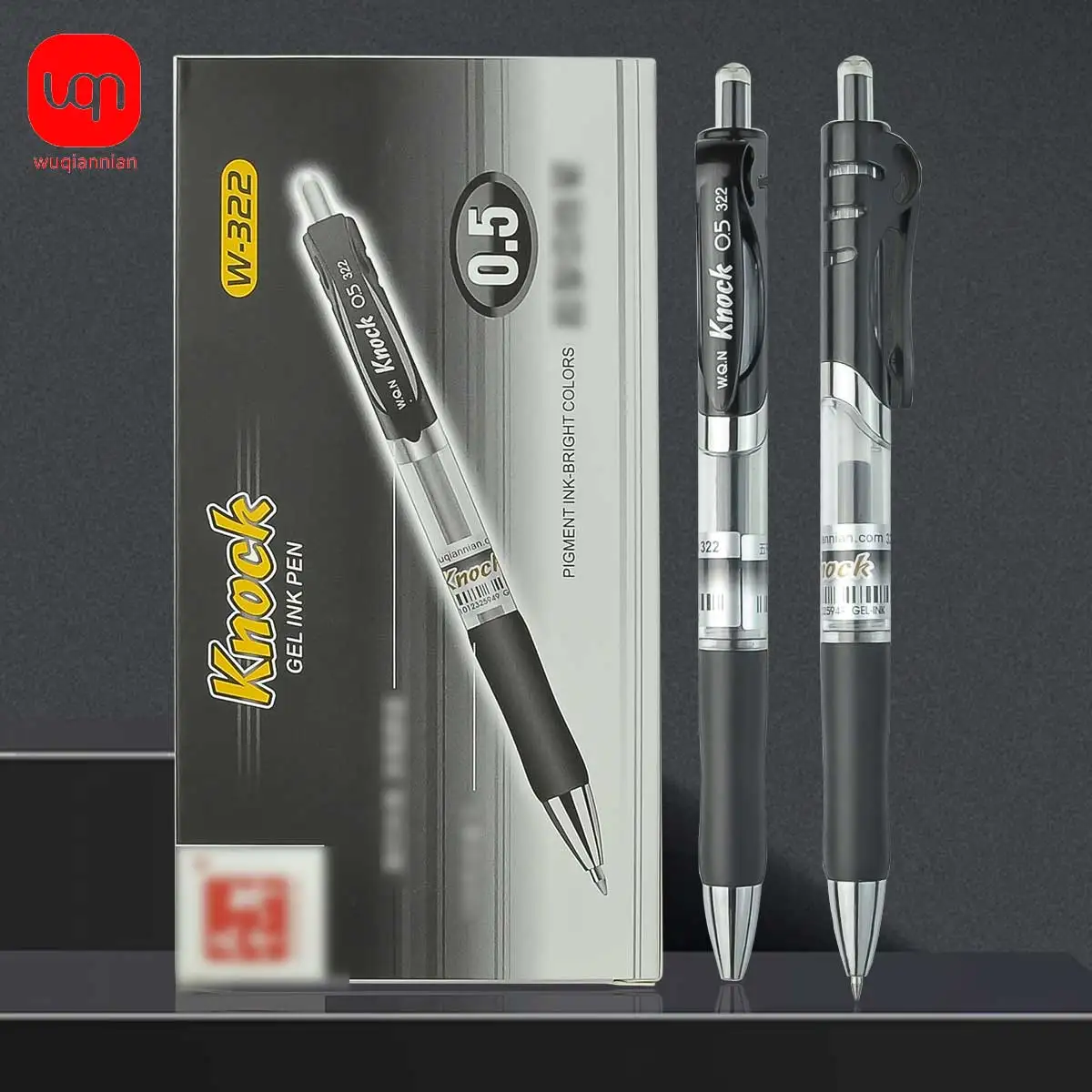 

3/6pcs Retractable Gel Pen 0.5mm Student Business Office Signature Pen Press Bullet Gel Pen Stationery Supplies