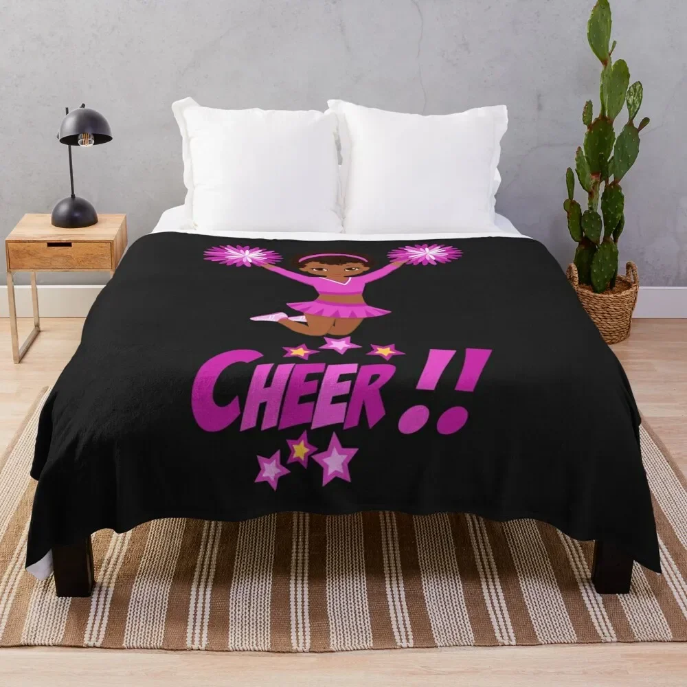 

Cheerleader Throw Blanket Luxury Brand Hair Tourist Blankets