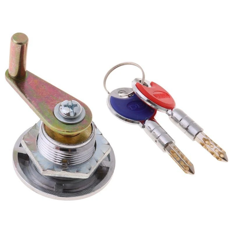 Emergency Safe Deposit Box Lock Key Anti-theft Lock With Encryption Keys Copper Cylinder