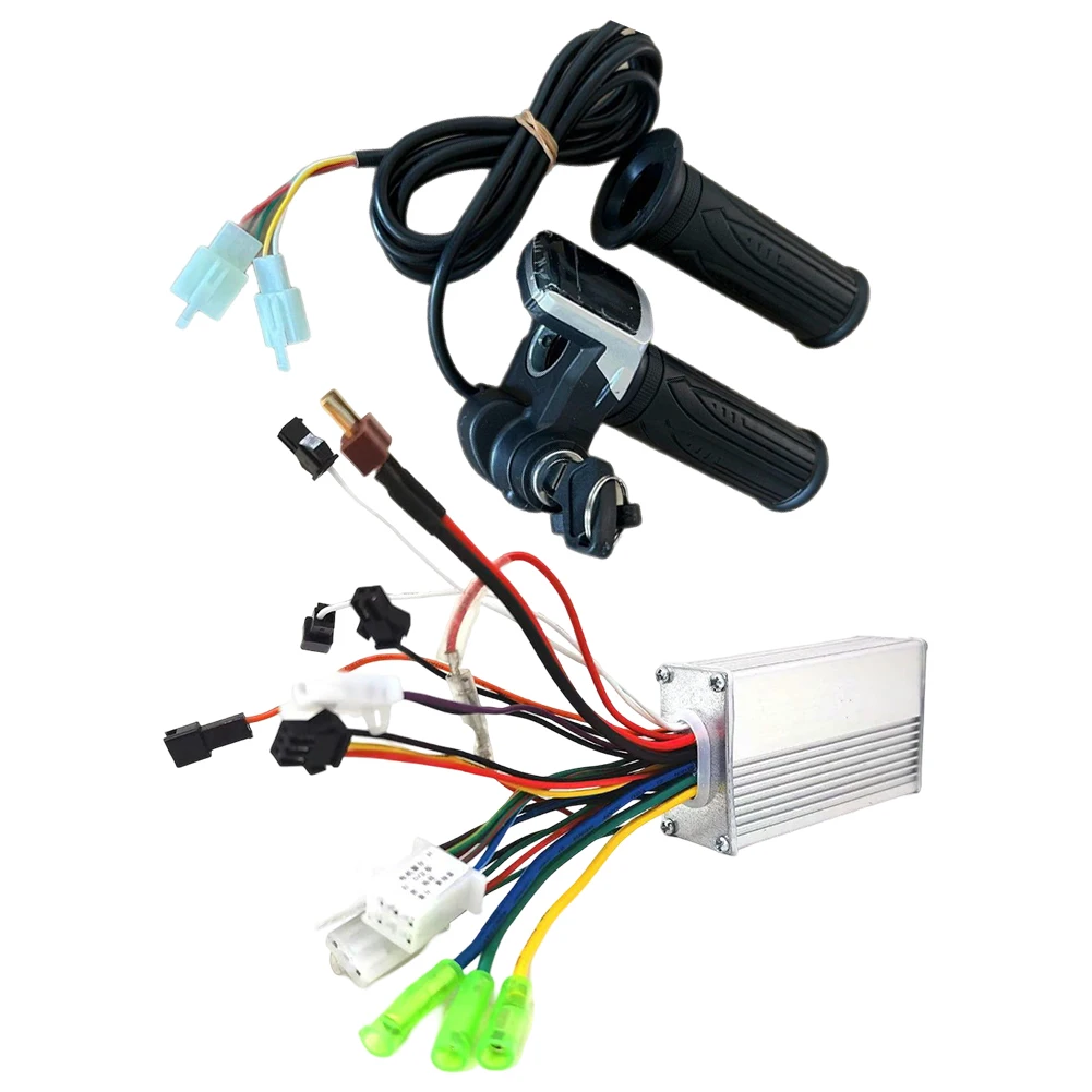 

Electric Bike Controller Brushless Motor Controller 15A Brushless Controller Anti-theft Feature Battery Status Display
