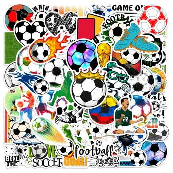 10/25/50 stuks Graffiti Voetbal Stickers voor DIY Scrapbooking Telefoon Laptop Gitaar Reisbagage Auto Skateboard Helm