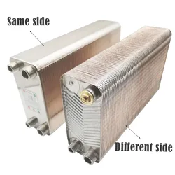 120 Plates Plate Heat Exchanger Water Beer Wort Chiller Cooler 304 Stainless Steel For Home Brewing Beer