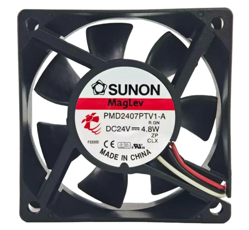 

SUNON PMD2407PTV1-A R.GN DC 24V 4.8W 70x70x25mm 3-Wire Server Cooling Fan
