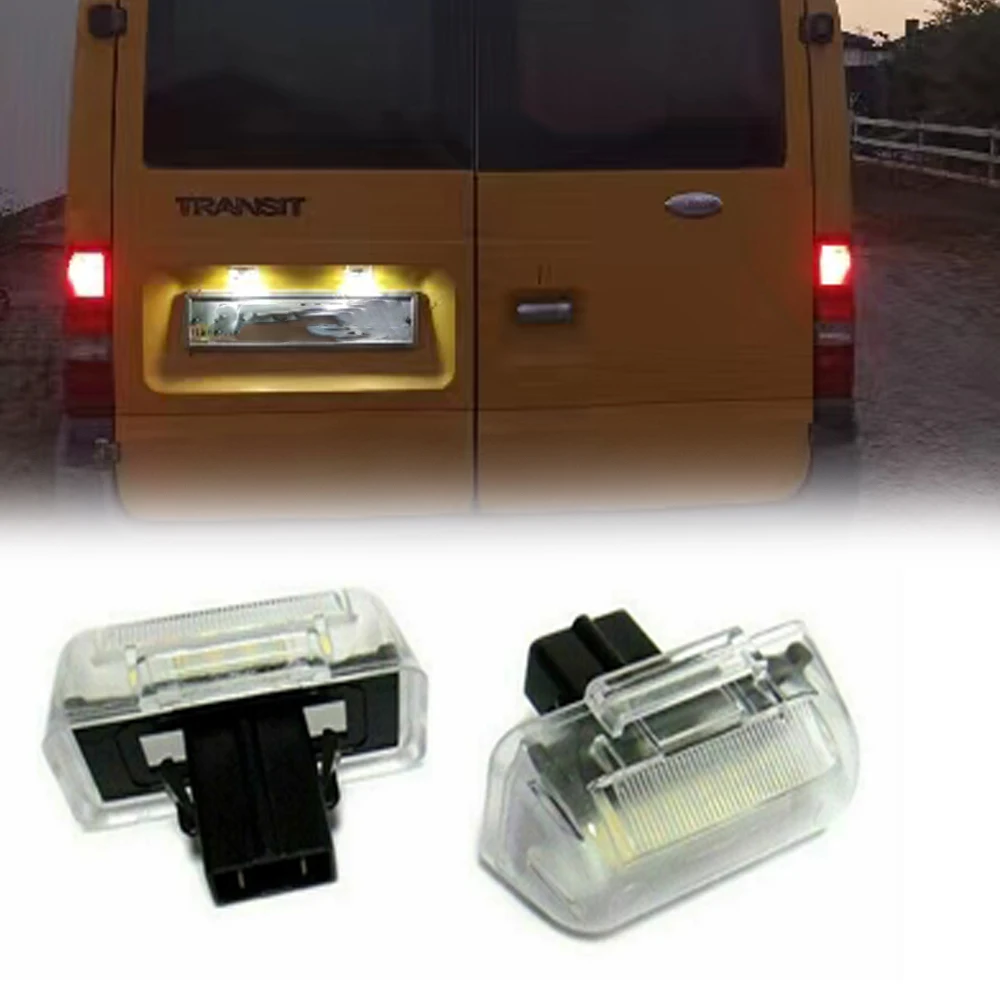 1985-2013 For Ford Transit Tourneo MK4 MK5 MK6 MK7 Ford Transit Connect Tourneo Connect Courier etc LED License Plate Lights