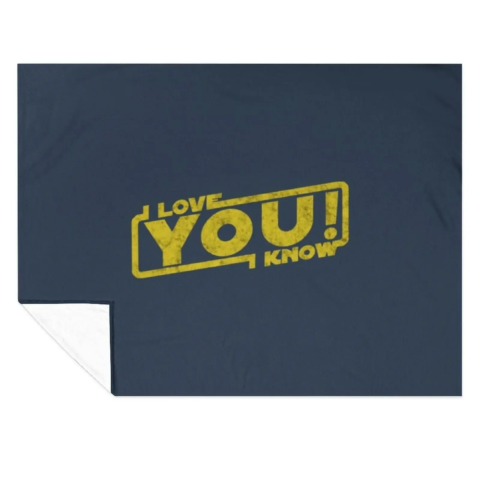 

i love you i know movie quote Leia Han Blockbuster Throw Blanket Warm blankets and throws Bed Fashionable Giant Sofa Blankets