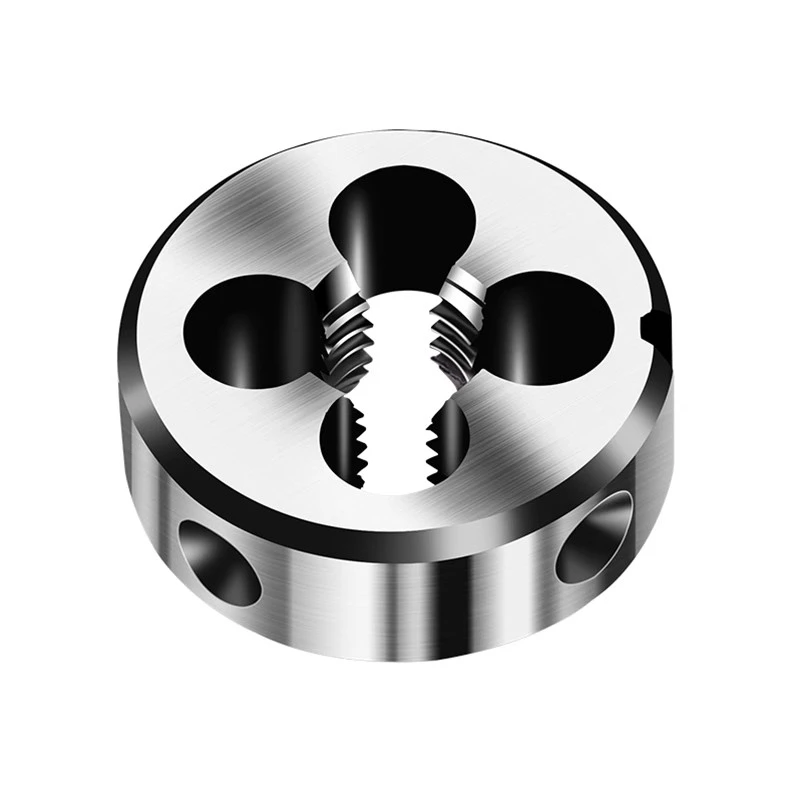 TG Set di rubinetti per filettatura rotonda di alta qualità Piastra circolare Strumento per filettatura dei denti Acciaio legato M3 M4 M5 M8 M10 M12