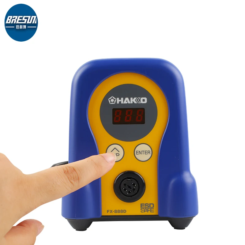 Hakko FX888D Digital Soldering Station Adjustable Temperature Thermostat with Electric Solder Iron Tips Welding Station Tool Set