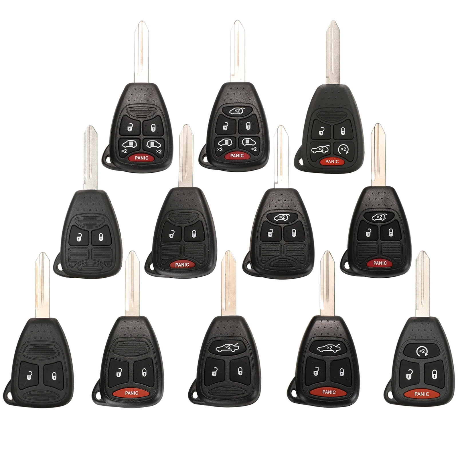 

Jingyuqin для Jeep Commander Grand Cherokee Chrysler Liberty Pacifica Sebrring Aspen 300 Town PT Cruiser, удаленный ключ, оболочка