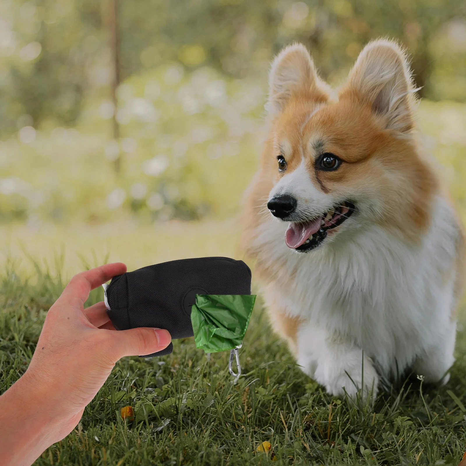 

1Set Pet Waste Bag Holder Oxford Cloth Dog Poop Bag Dispenser Portable Outdoor Dog Walking Poop Bags Pet Waste Bags