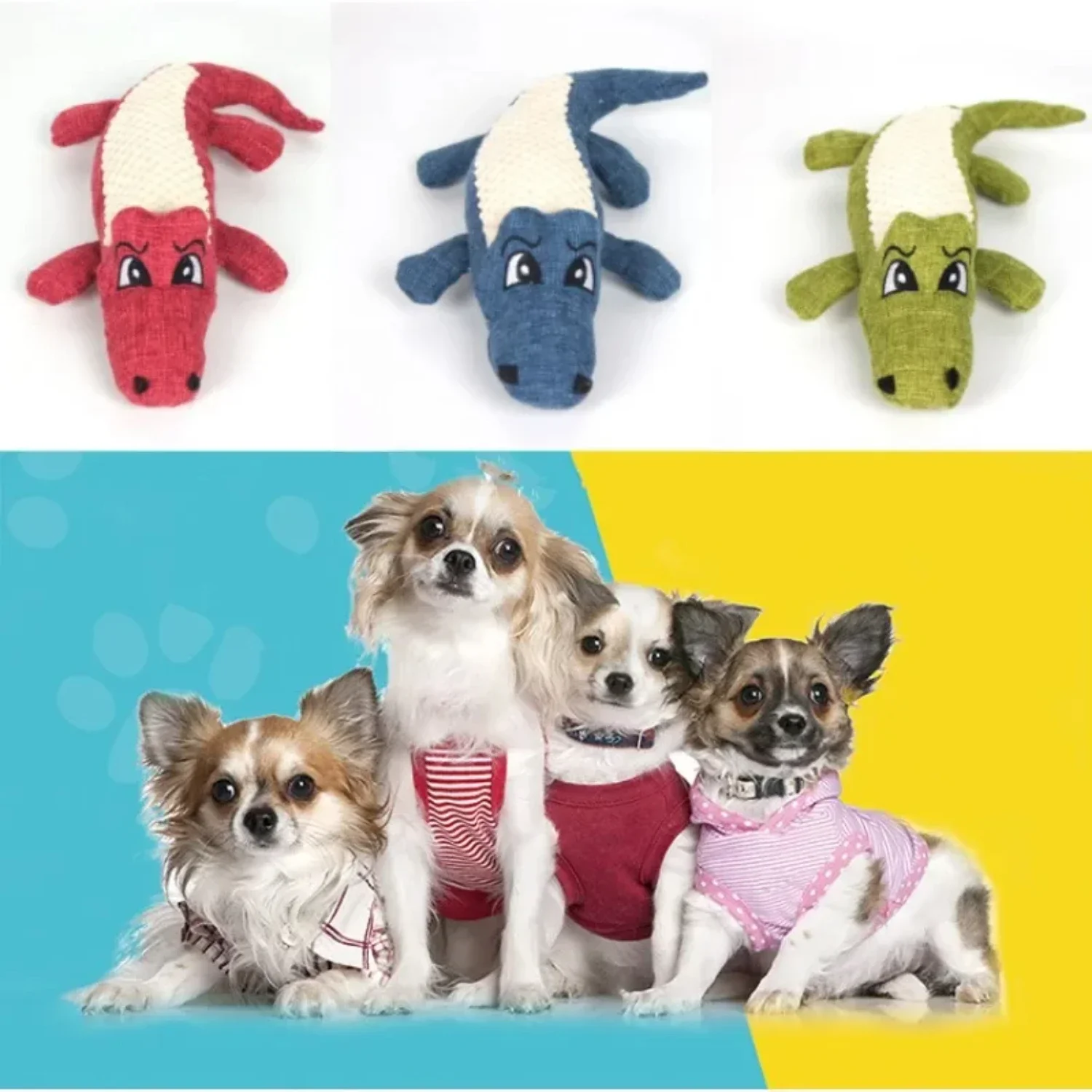 Soft and durable plush dog toys - perfect accessories for bonding and activity during playtime with ideal simulation. Squeaky an