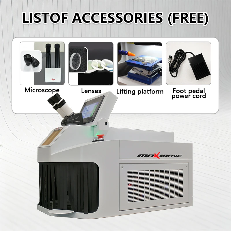 Jewelry Laser Welding Machine with CCD Microscope for Unmatched Precision in Repair and Creation