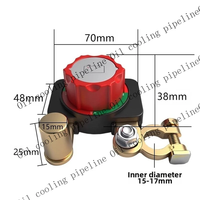 A+ Heavy Duty Car Battery Disconnect Switch 360 Rotate 300A Copper Components