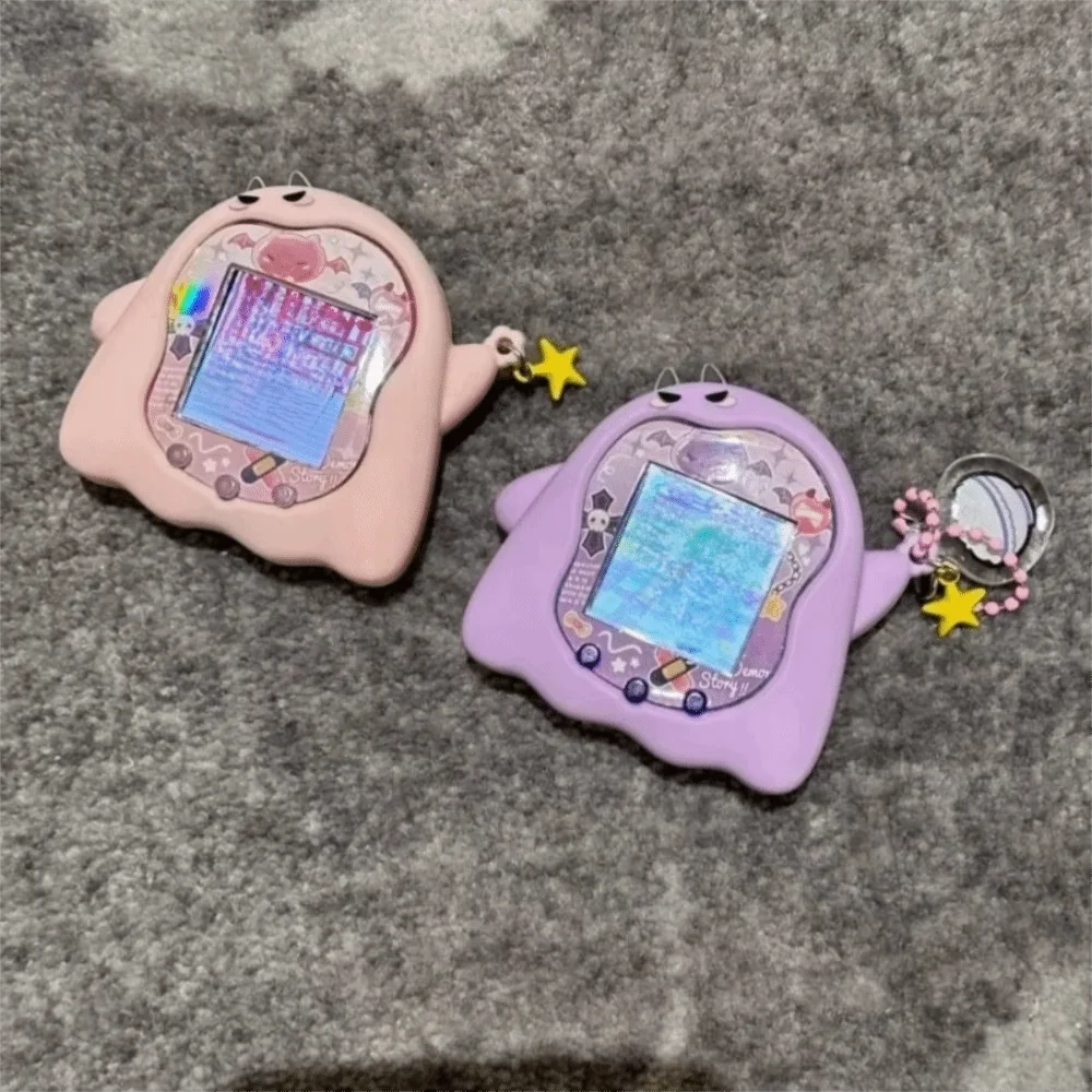 

Silicone Games Console Protective Case Ultra-Thin Non-Slip Cartoon Protective Cover Glow Devil Fall Resistant for Tamagotchi UNI