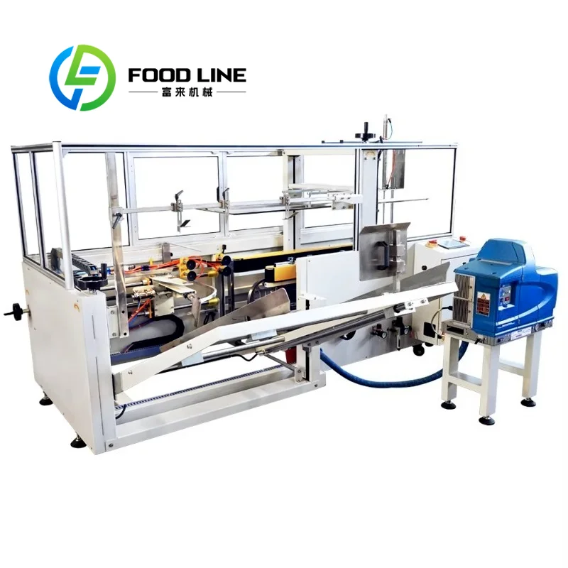 Automatic Carton Erector Realizing Automatic Carton Forming And Bottom Folding All In One Machine For Complete Carton Molding