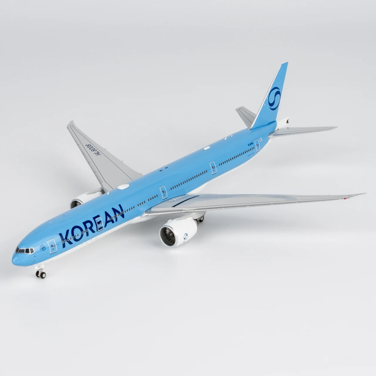 

Коллекционная модель самолета из сплава 73079, подарок, NG Models, масштаб 1:400, Korean Air "SkyTeam", Boeing B777-300ER, литая модель самолета, HL8008