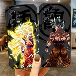 Luxury Art D-Dragon Ball Saiyan For Xiaomi Redmi Note 13 12R 12 12S Turbo 11 11T 11S 10 10S Pro Plus 5G Black Cover Phone Case