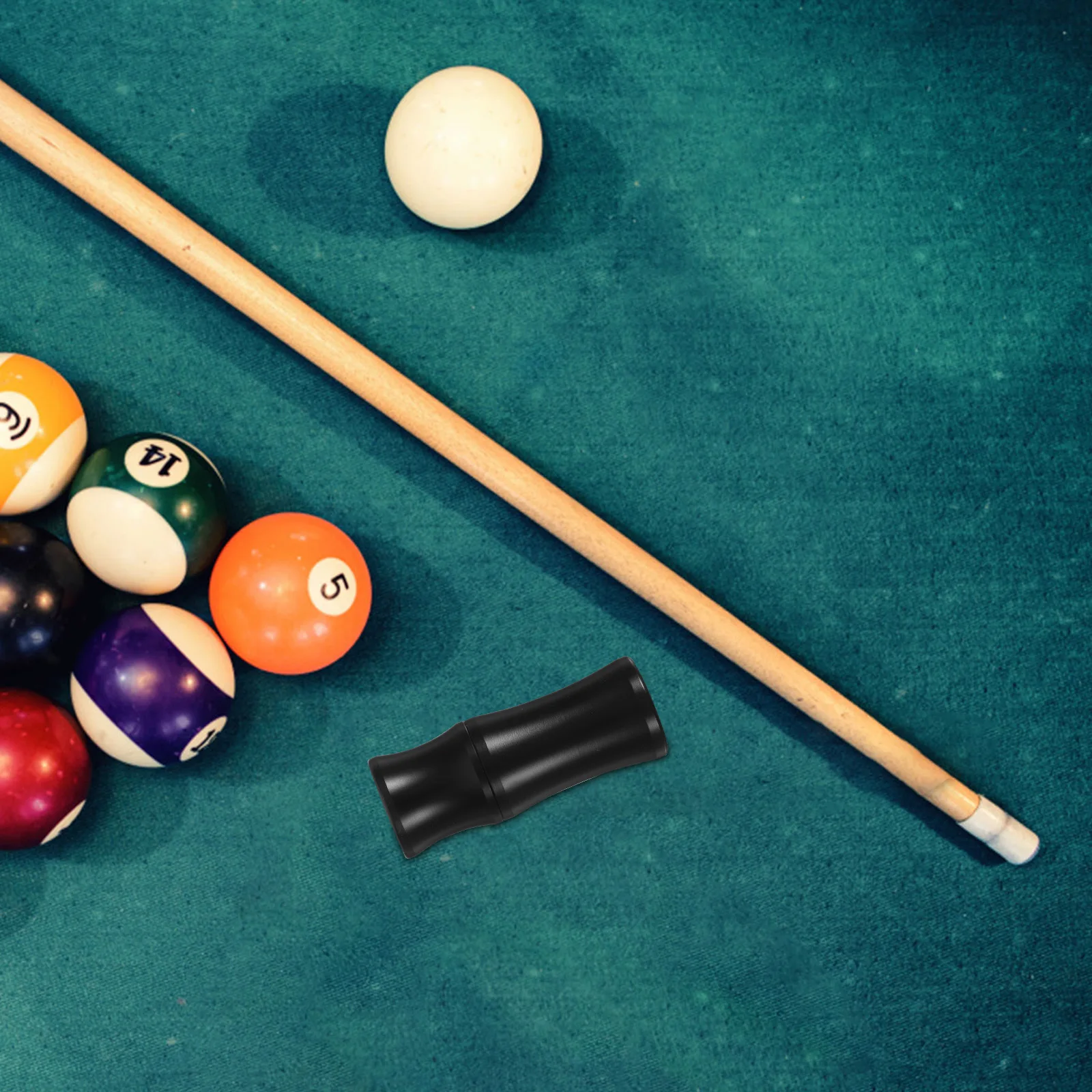 

1PC 5/16*18 Thread Billiards Mid-wheel Protective Cover Firm Plastic Precision Fit Antislip Design Easy Installation Pool Cue