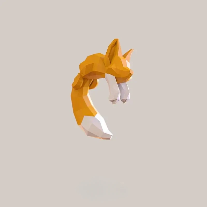 Fox Wraps Fingers Soft/Design Sense Orange Fox Open Ring One Size Small Cute and Lazy Little Fox InsStyle Exquisite Jewelry Gift