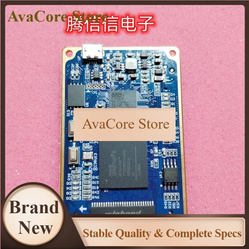 AvaCore1PCS Xilinx Spartan-6 Fpga STM32F407IG XC6SLX16-2FTQ256 STM32H750 Development Board