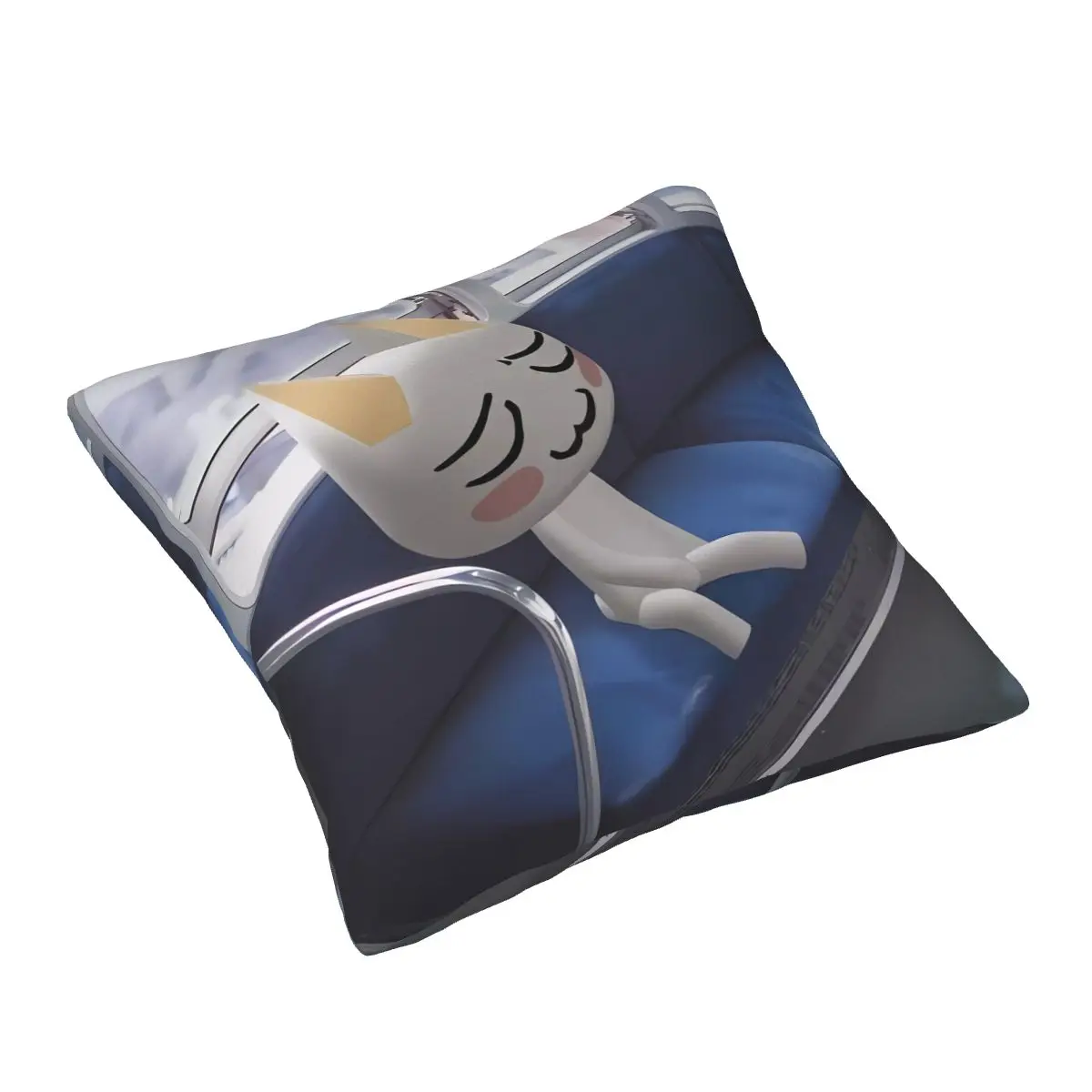 Premium Velvet Pillow Covers Inoue Toro Cute Cat Wrinkle-Resistant and Luxurious Cushion Cases for Year-Round Comfort