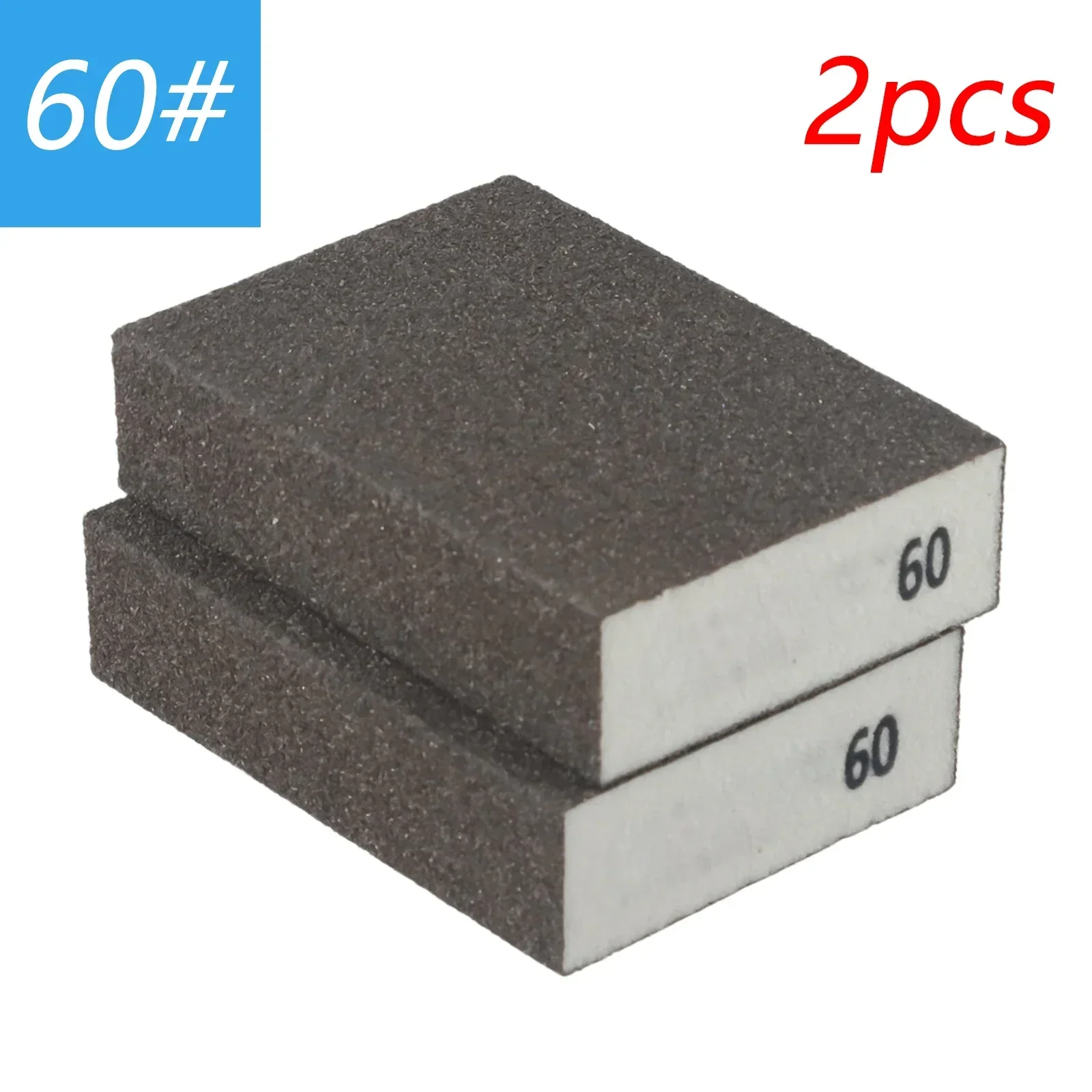 Backing Pads Power Tool Abrasives Sanding Sponge Blocks Sponge Sand Block Sandpaper 2PCSGrit 60-320# Flexible Wet High Density
