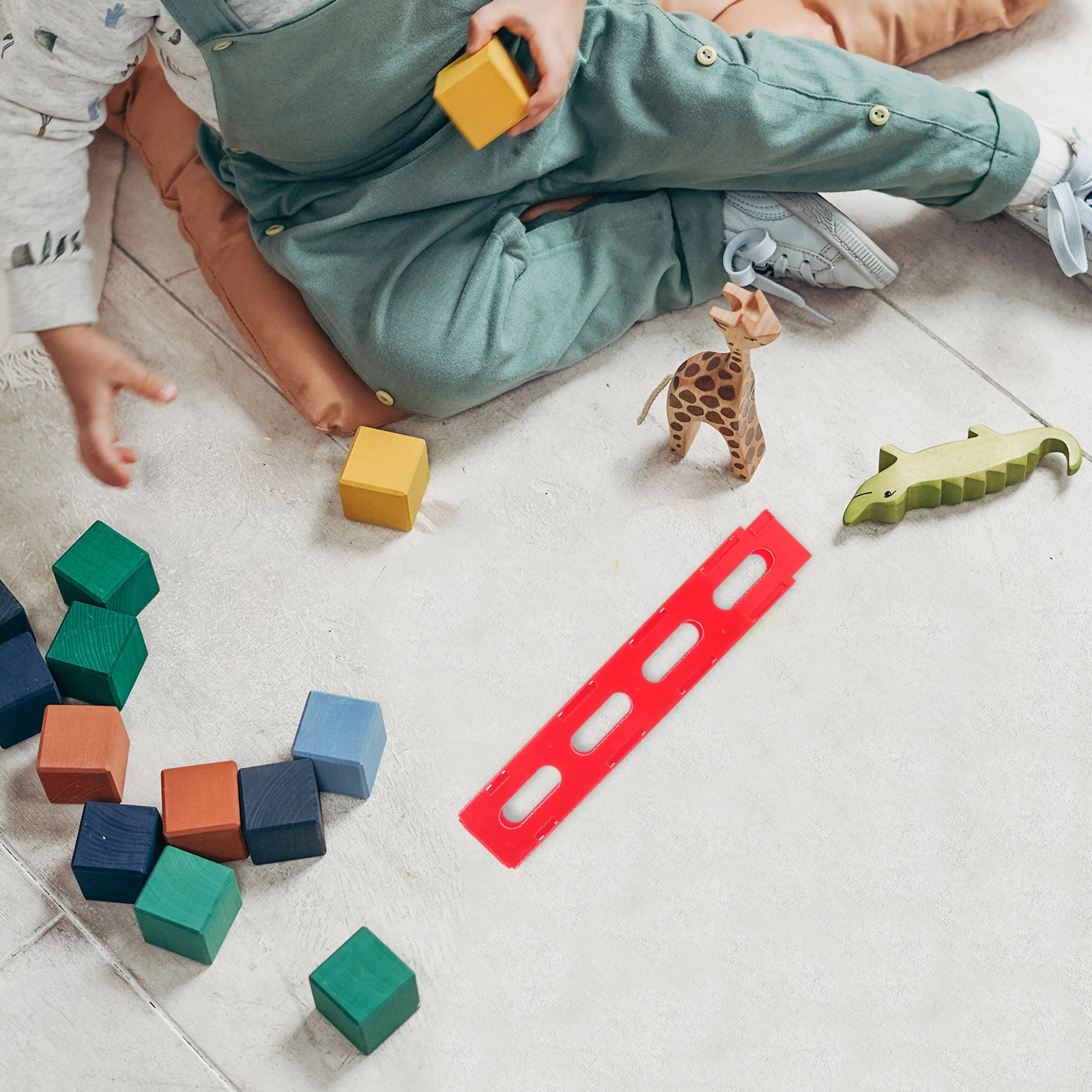 2 個ドミノトレイン延長クリップ子供のための自動カードスロットドミノアーチブリッジペダル Diy ビルディングセットモンテッソーリブロックゲーム