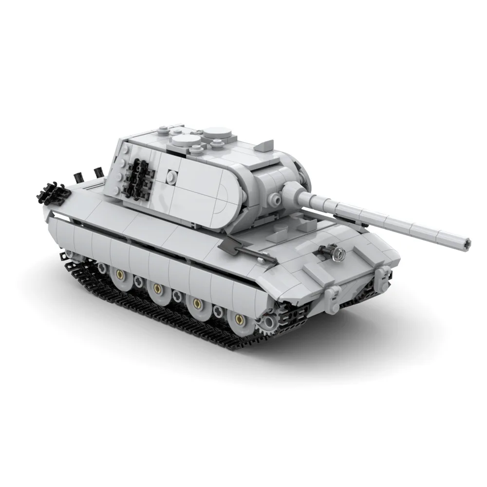 

MOC69151 Городской военный танк Военная серия Арчер Самоходный противотанк E100 Световой танк Строительные блоки Развивающие игрушки