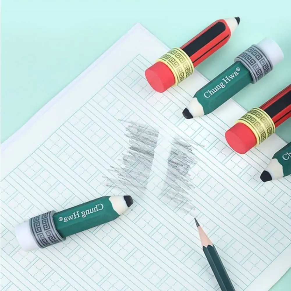 

Less Rubber Debris Pencil Wiping Eraser Writing Drawing Good Flexibility Art Pencil Eraser Handwriting Pencil Shape