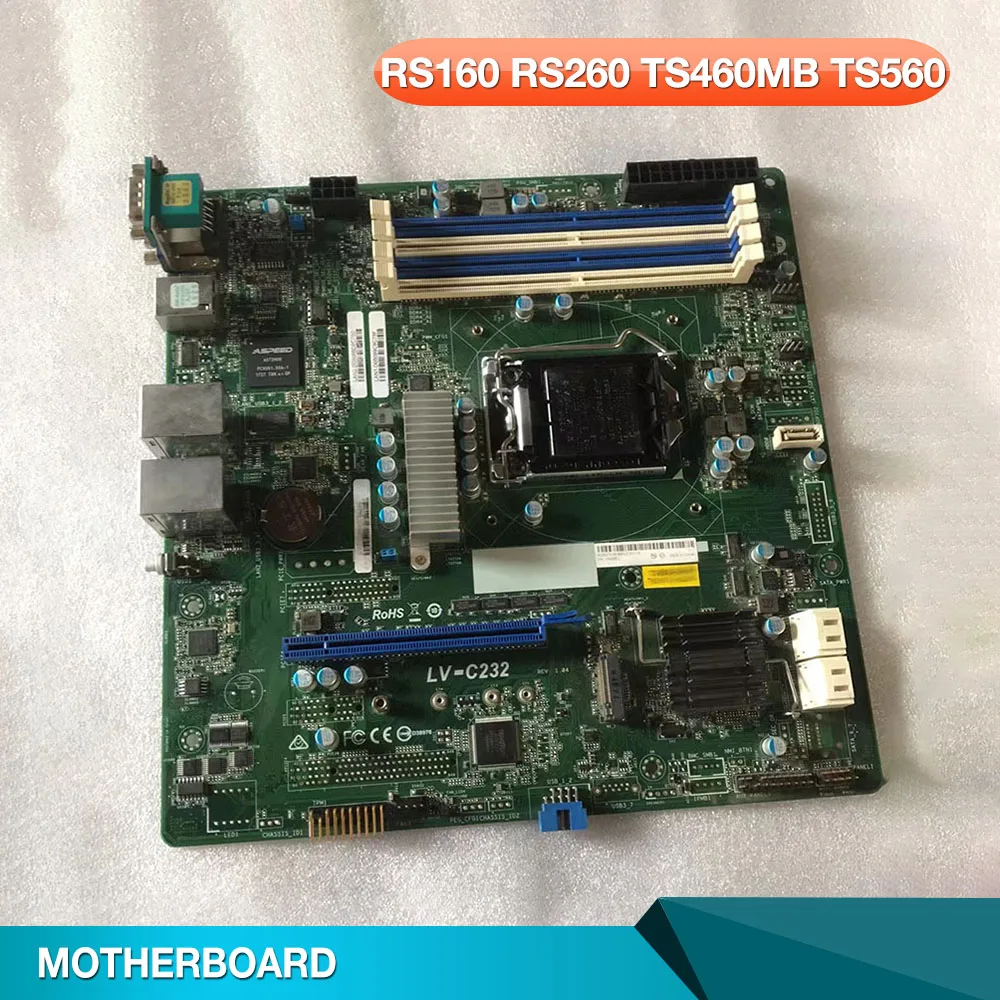 เมนบอร์ดเซิร์ฟเวอร์สําหรับ Lenovo RS160 RS260 TS460MB TS560 LV-C232 00MX653 00MX654