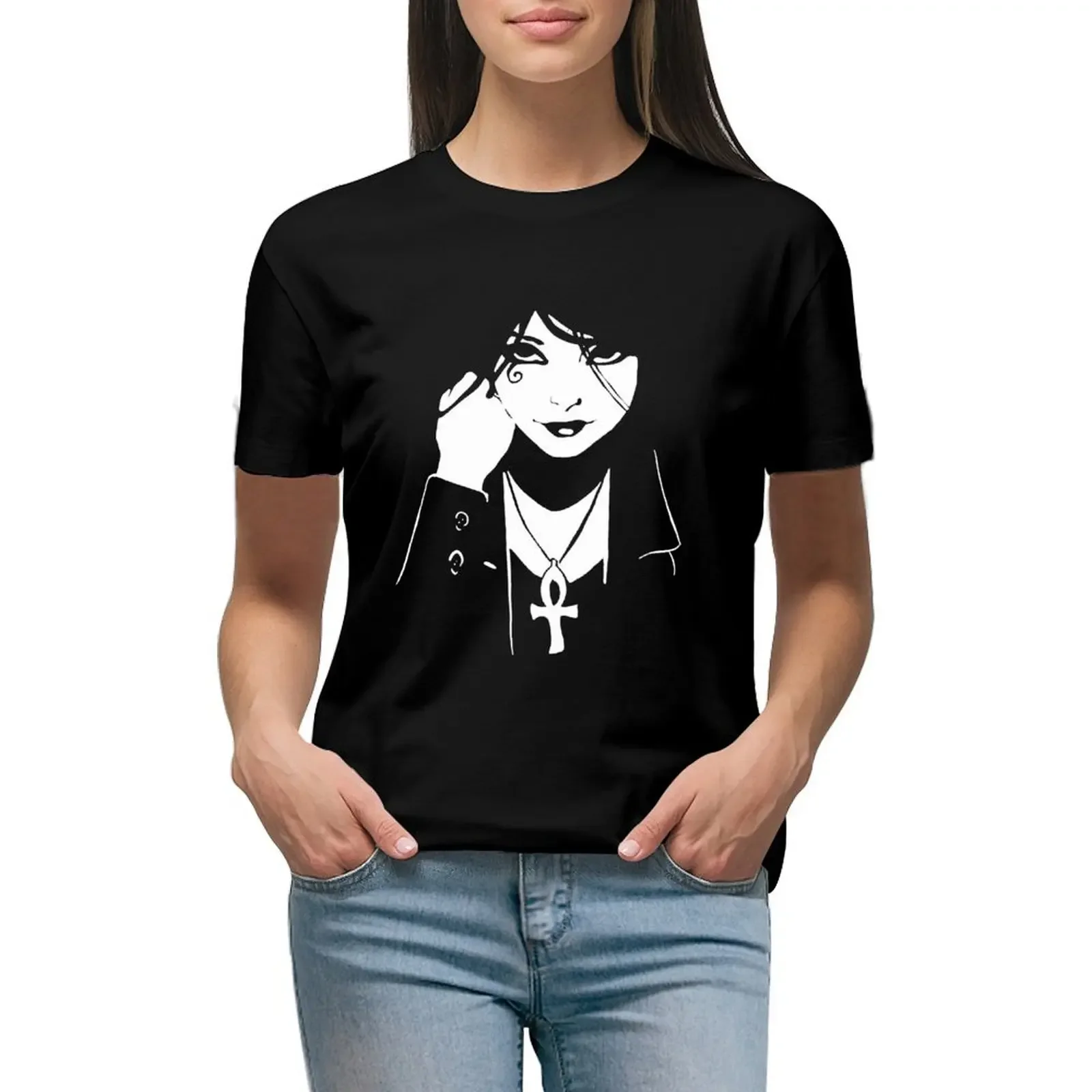 

Comics Death Vertigo DC Sandman T-Shirt summer tops plain luxury designer clothing Women