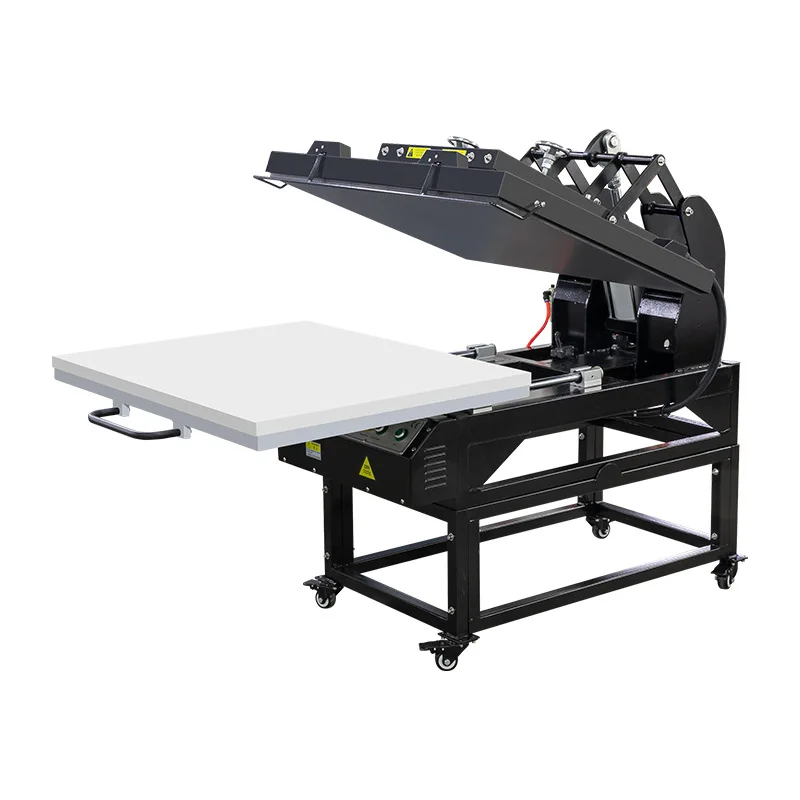 

Pneumatic semi-automatic drawing and heat transfer machine for heat of sublimation