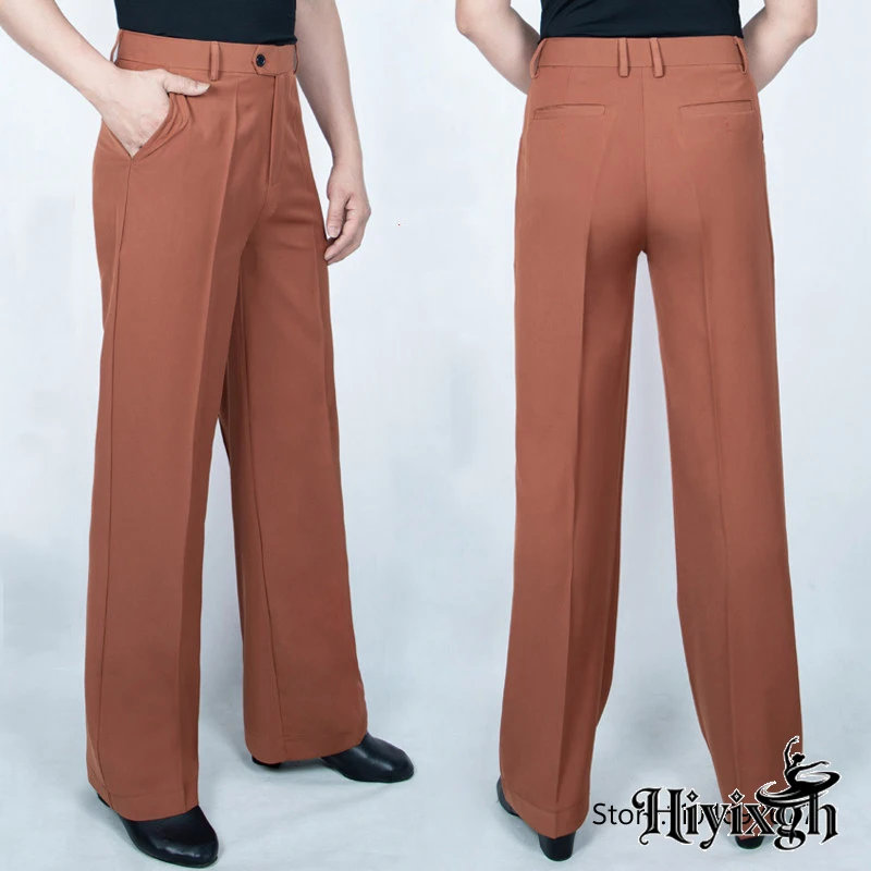 New Arrival Men Jazz/Latin Dance pans black color women Ballroom Dance Pants Dance Wear one button Practice/Performance pant
