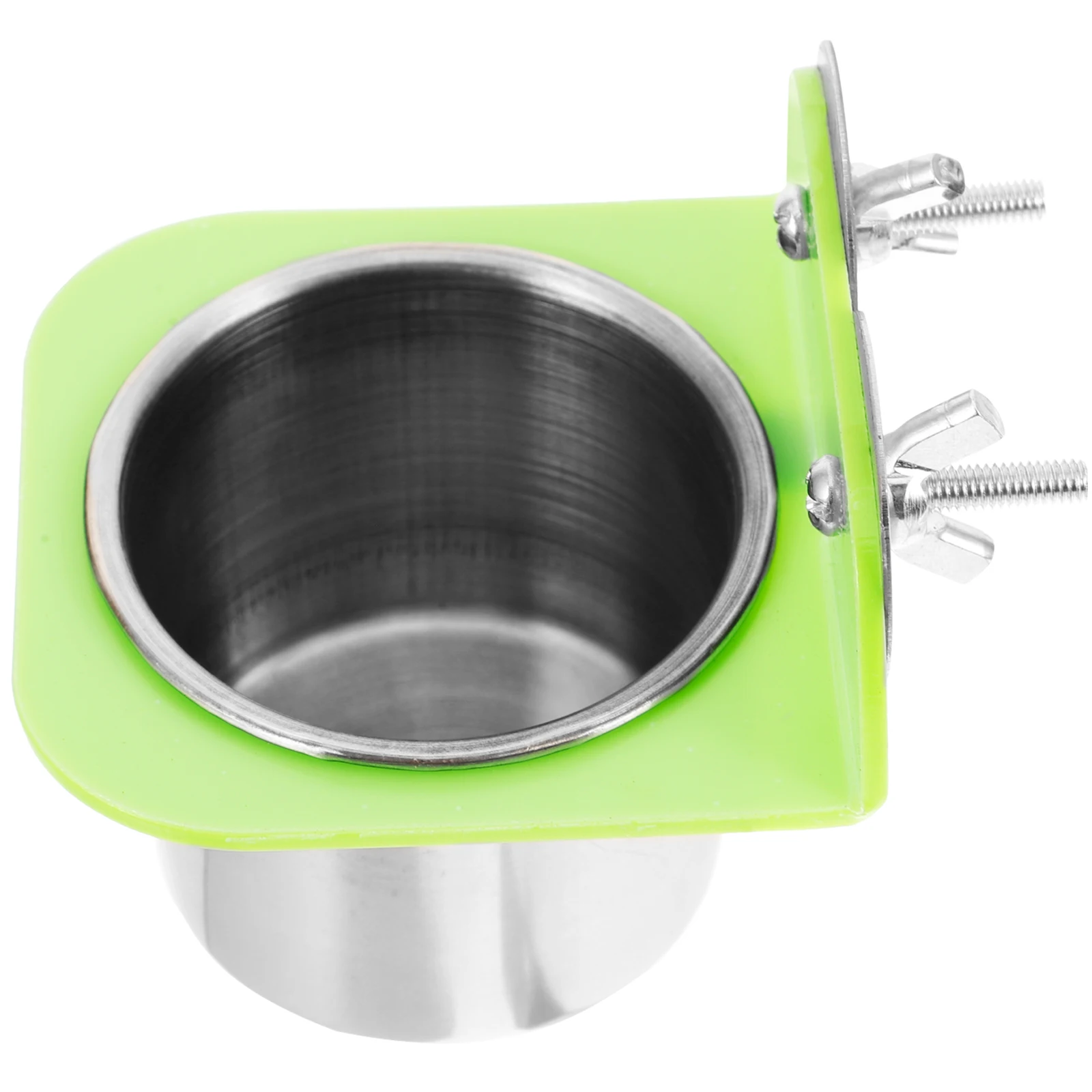 

Parrot Food Cup Stand Detachable Bird Feeder for Cage Easy Install Practical Feeding Bowl Holder Bird Feeder Parrot Feeding Cup