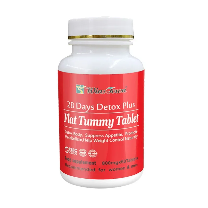 28 Day Teblet Detox Plus Flat Tummy Tablet Detox Body Suppress Appetite Promote Metabolism