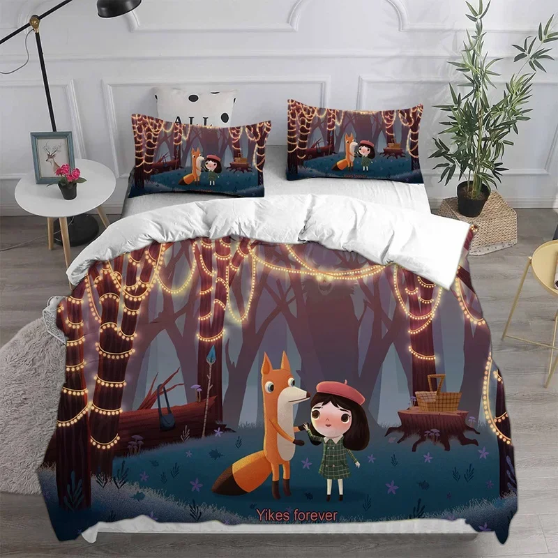 

Home Textiles Little Misfortune Bedding Sets Comforter Quilt Bed Cover Duvet Cover Pillow Case 2-3 Pieces Sets Kids Adult Size