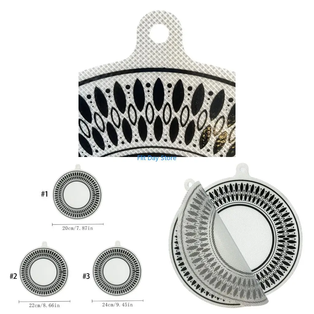 F92C Flexible And Efficient Silicone Placemat Table Protectors For Dining Tables Kitchens With Excellent Heat Resistance