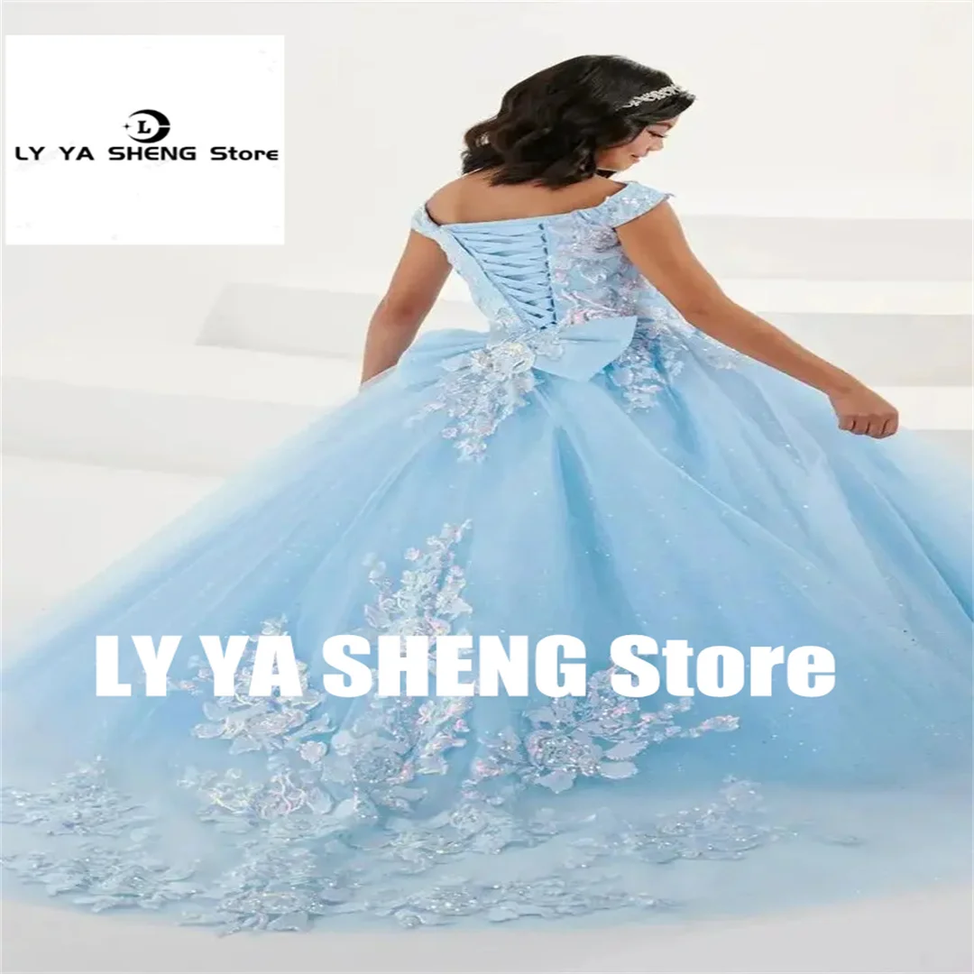 

Customized Flower Girl Dress For Wedding Tulle Applique Puffy Lace Baby Kids Birthday Party Ball First Communion Ball Gowns