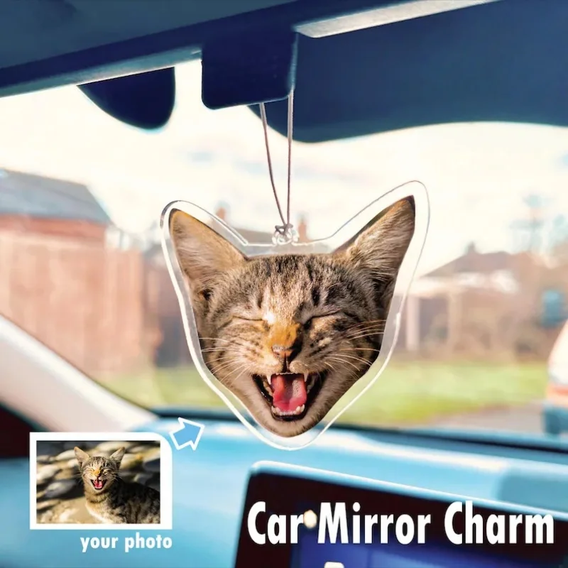 

Customized Photo Car Pendant Personalized Cute Pet Anniversary Commemorative Couple Gift Men's And Women's Jewelry Giftt