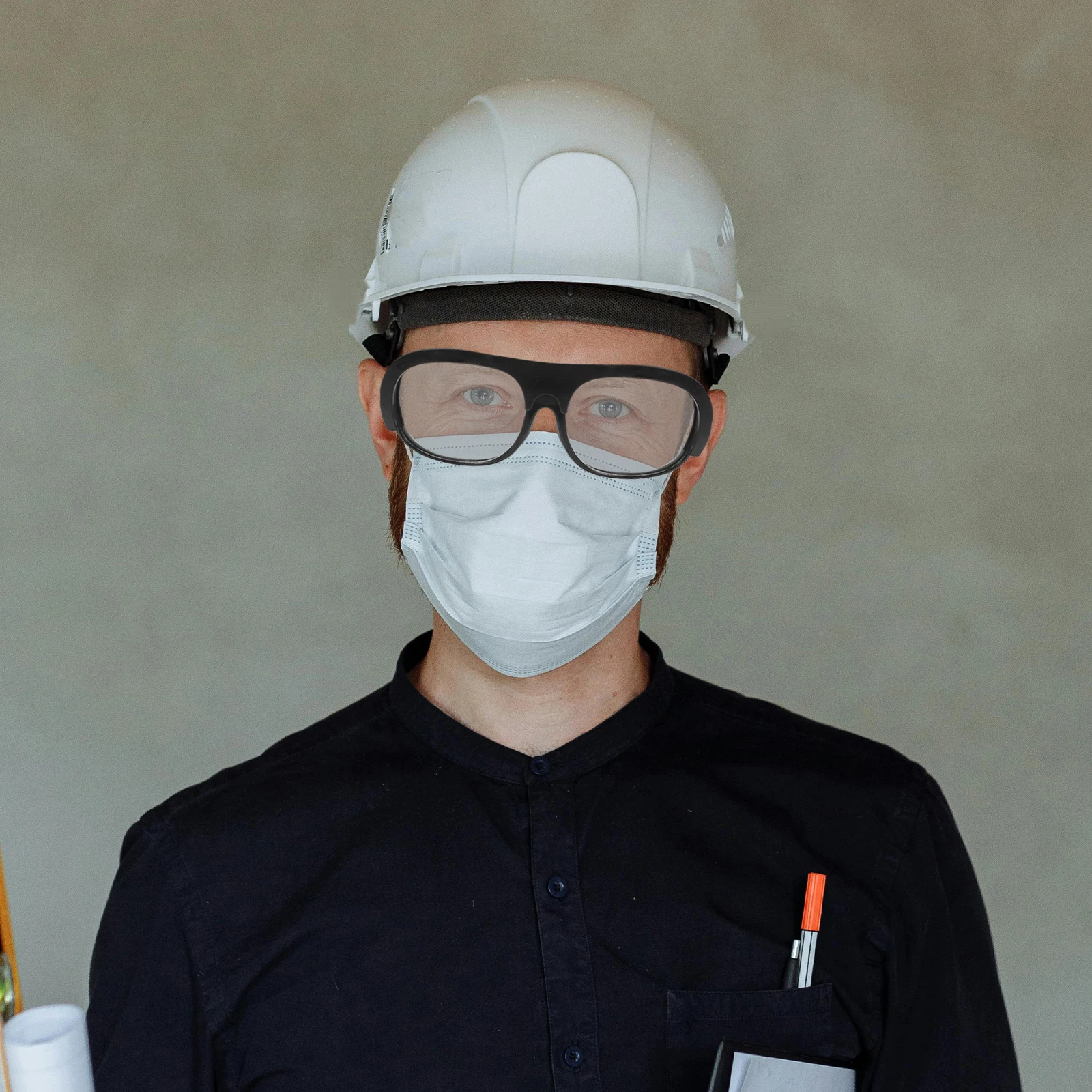 

Welding Sunglasses Protective for Working Transparent Plastic Eye Protection Goggles