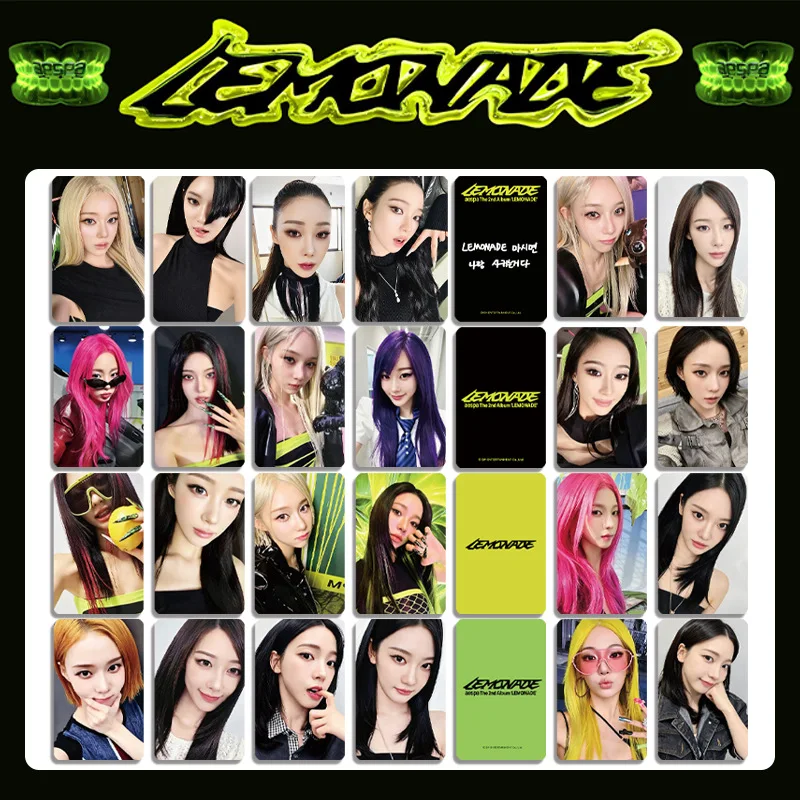 AESPA LEMONADE Celebrity Album Card Flash Card Special Edition