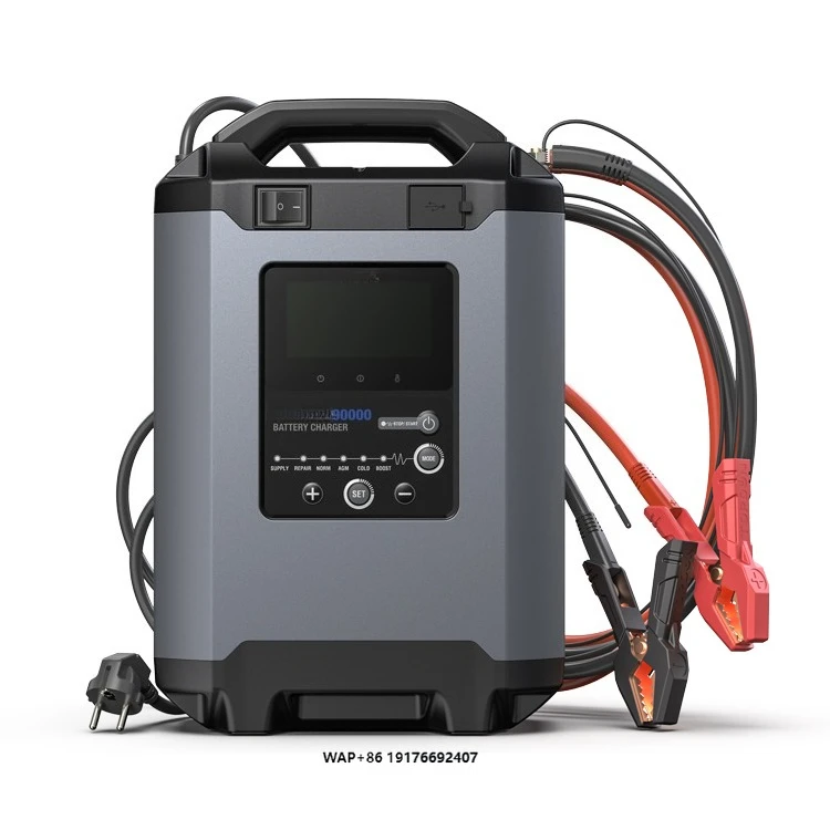 

TOPDON Tornado90000 T90A Intelligent Portable Lead Acid Automatic Smart 12v 24v Volt 12 v Auto Battery Charger for Car