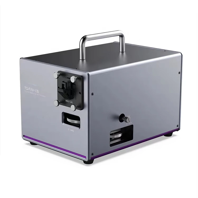 Automatic Desktop 200/400X Fiber Optic Inspection Microscope TQ-AFVM-10B For 12/16 Cores MPO/MTP Jumpers And Optical Modules